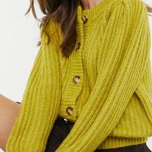 Topshop bright cardigan